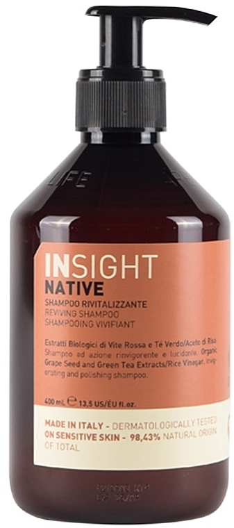 Repairing Shampoo - Insight Native Reviving Hair Shampoo — photo N1