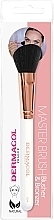 Fragrances, Perfumes, Cosmetics Blush & Bronzer Brush - Dermacol Master Brush Rose Gold D54