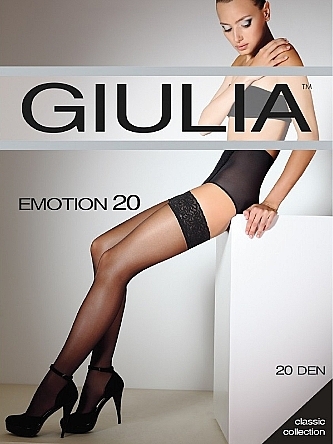 Women Tights "Emotion" 20 Den, bianco - Giulia — photo N1