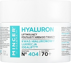 Lifting Anti-Wrinkle Cream with Hyaluronic Acid 70+ - Mincer PharmaFolic Acid Face Cream — photo N2