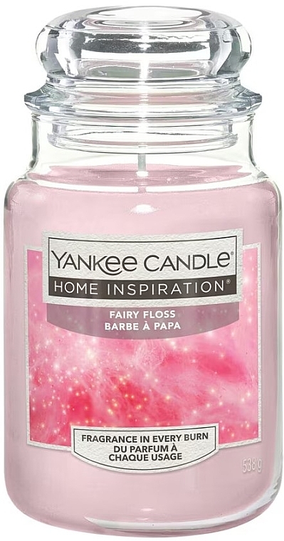 アロマキャンドル瓶入り - Yankee Candle Home Inspiration Fairy Floss — photo N1