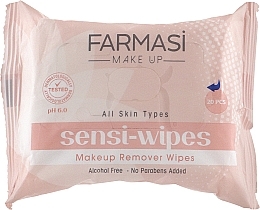 Makeup Remover Wipes - Farmasi Make Up Remover Wipes pH 6.0 — photo N1