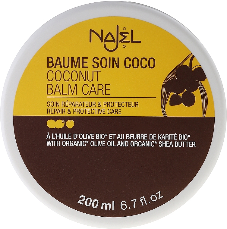 Body Balm "Coconut" - Najel Coconut Care Balm — photo N33