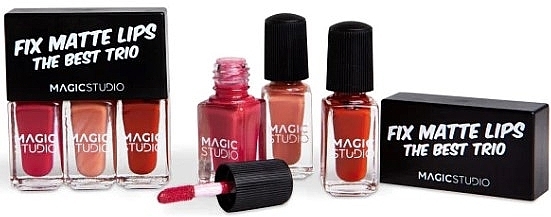Magic Studio Fix & Matte Lips The Best Trio Set - Lip Gloss Set — photo N1