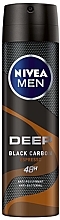 Men Deodorant-Spray - NIVEA Men Deep Black Carbon Espresso Anti-Perspirant — photo N1