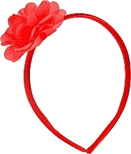 Fragrances, Perfumes, Cosmetics Decorative Hair Hoop, FA-5706, red with flower - Donegal