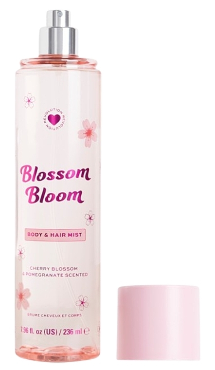 香り豊かなボディ&ヘアスプレー - I Heart Revolution Blossom Bloom Body And Hair Mist — photo N2