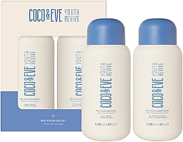 Fragrances, Perfumes, Cosmetics Set - Coco & Eve Youth Revive Pro Youth Duo Kit (shm/280ml + cond/280ml)