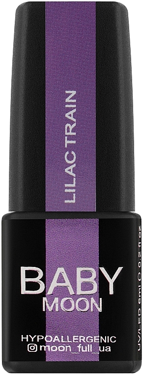 Lakier hybrydowy do paznokci - Baby Moon Lilac Train Gel Polish — photo N6