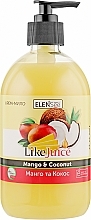 Mango & Coconut Liquid Soap - ElenSee Like Juice — photo N2