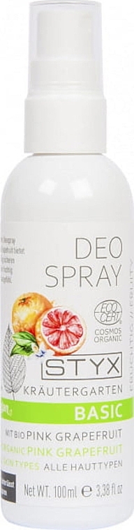 Fresh Grapefruit Body Deodorant Spray - Styx Naturcosmetic Basic Deo Spray — photo N4