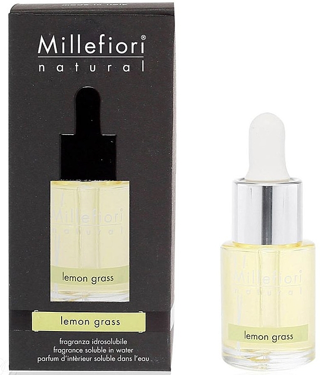 Aroma Lamp Concentrate - Millefiori Milano Natural Fragrance Hydrosoluble Lemon Grass — photo N1