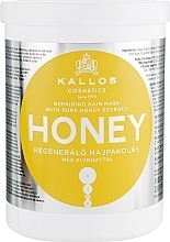 Regenerating Hair Mask "Honey" - Kallos Cosmetics Repairing Hair Mask — photo N2