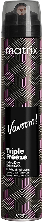 Hair Spray - Matrix Vavoom Triple Freeze Extra Dry — photo N1