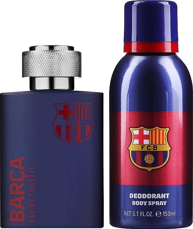 Air-Val International FC Barcelona - Set (edt/100ml + deo/150ml) — photo N2