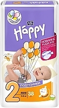 Baby Diapers 3-6 kg, size 2, 38 pcs - Bella Baby Happy — photo N1