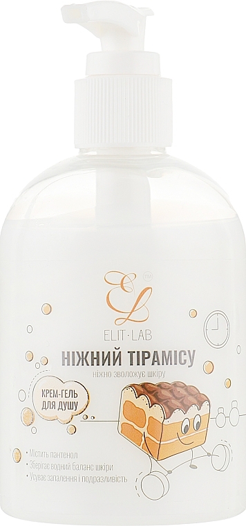 Shower Cream Gel "Gentle Tiramisu" - Elit-Lab — photo N17