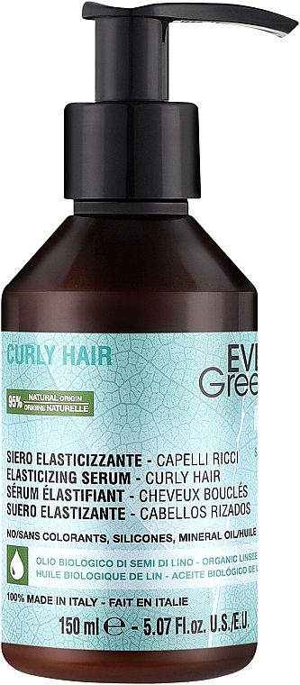 Serum for Curly Hair - EveryGreen Curly Elasticising Serum — photo N1