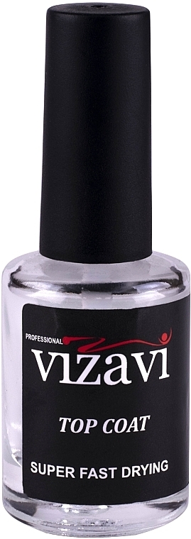 Top Coat - Vizavi Professional Top Coat Super Fast Drying — photo N2