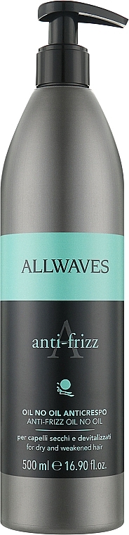 Wavy & Unruly Hair Care - Allwaves Anti-Frizz Oil No Oil — photo N1