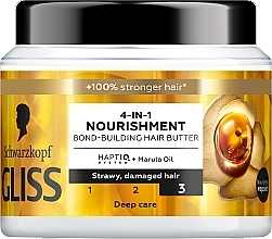 4in1 Nourishing Hair Mask - Gliss Kur Deep Care Nourishment 4-in-1 — photo N1