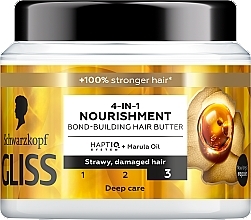 Fragrances, Perfumes, Cosmetics 4in1 Nourishing Hair Mask - Gliss Kur Deep Care Nourishment 4-in-1