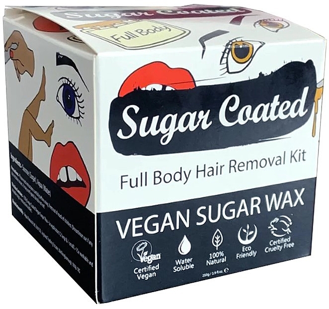 Body Depilation Set - Sugar Coated Full Body Hair Removal Kit — photo N2