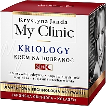 Fragrances, Perfumes, Cosmetics Night Face Cream 60+ - Janda My Clinic Kriology Night Cream 60+