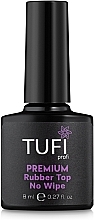 Fragrances, Perfumes, Cosmetics No Wipe Rubber Top Coat - Tufi Profi Premium Rubber Top No Wipe