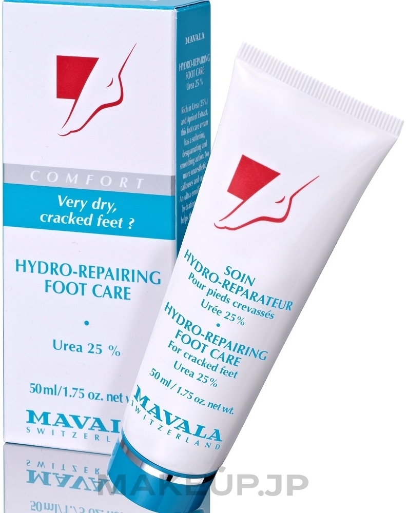 Anti-cracks and Calluses Foot Cream "Restoration of Hydrobalance" - Mavala Hydro-Repairing Foot Care — photo 50 ml