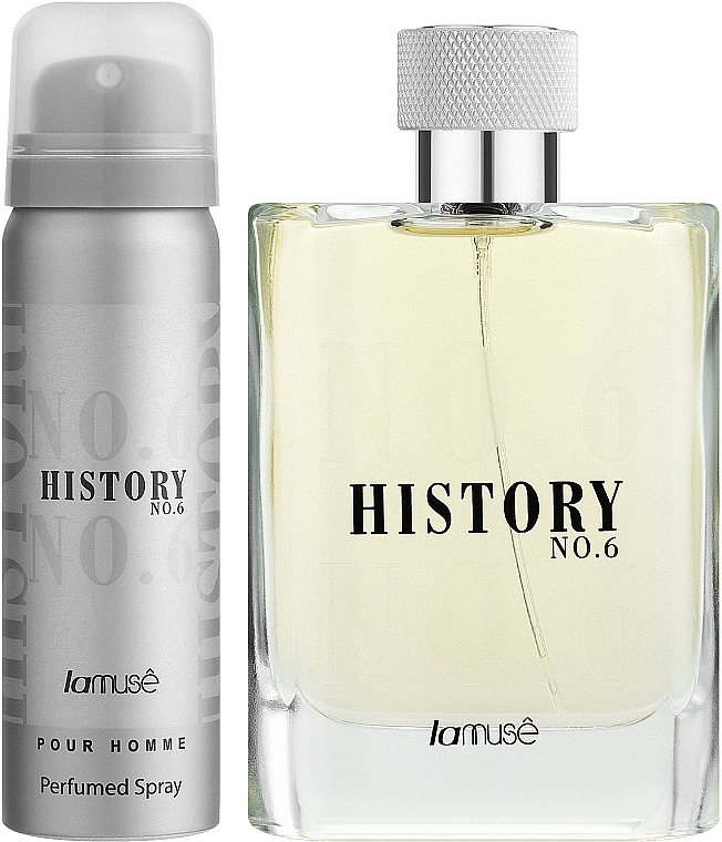 Lattafa Perfumes La Muse History №6 - Set (edp/100ml + deo/50ml)  — photo N2