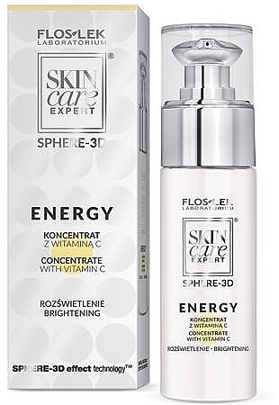 Set - Floslek Skin Care Expert Energy (cream/10.5g + serum/30ml) — photo N3