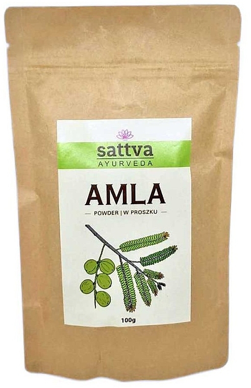 Ayurvedic Hair Powder "Amla" - Sattva — photo N1