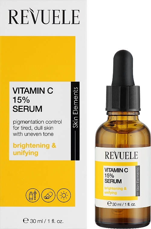 Vitamin C Brightening Face Serum - Revuele Vitamin C 15% Serum — photo N2