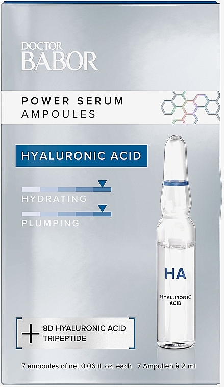 Hyaluronic Acid Ampoules - Doctor Babor Power Serum Ampoules Hyaluronic Acid — photo N43