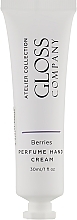 Hand Cream - Gloss Company Berries Atelier Collection — photo N1