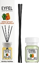 Amber & Patchouli Reed Diffuser - Eyfel Perfume Reed Diffuser Amber & Patchouli — photo N2