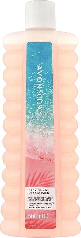 Paradise Sands Bath Foam - Avon Senses Pink Sands Bubble Bath Coconut Water & Dragon Fruit — photo N1