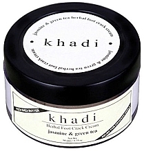 Fragrances, Perfumes, Cosmetics Foot Cream - Khadi Herbal Foot Crack Cream Jasmine & Green Tea 