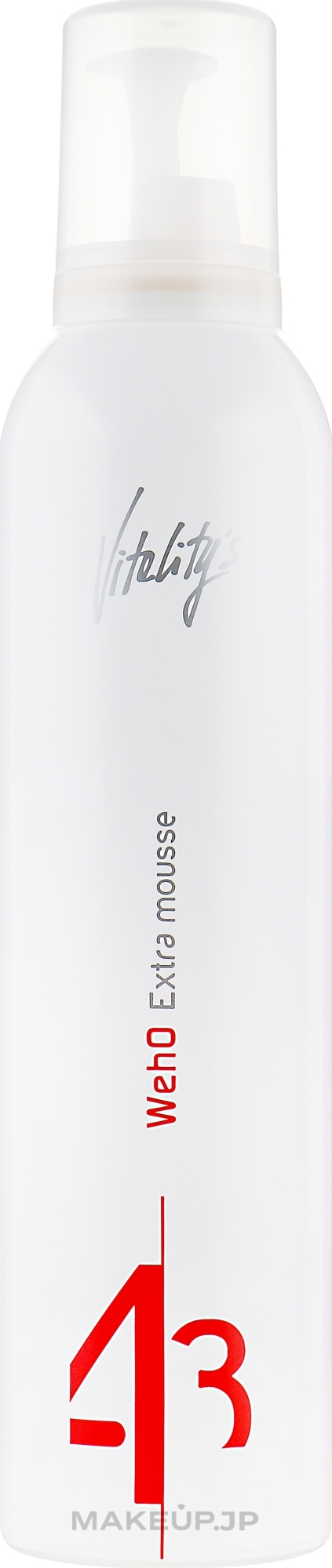 Extra Strong Hold Mousse - Vitality's We-Ho Extra Mousse — photo 250 ml