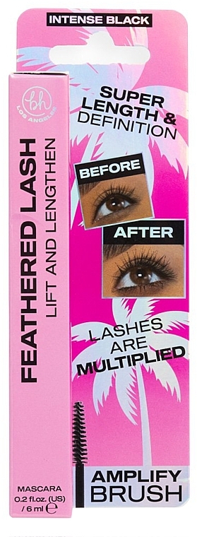 Mascara - BH Cosmetics Los Angeles Feathered Lash False Lash Mascara — photo N3