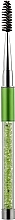 Brow & Lash Brush-Pen with Crystals, emerald-green - King Rose — photo N8