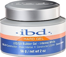 Nail Builder Gel, intense white - IBD LED/UV Builder Intense White Gel — photo N1