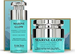 Set - Eclat Skin London Marine Glow (f/cr/50ml + f/ser/30ml) — photo N2