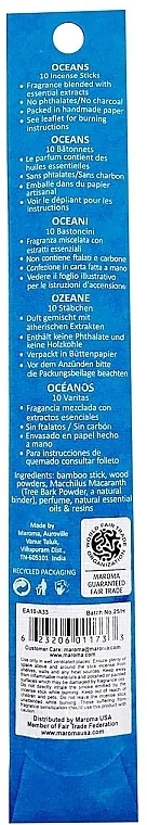 Oceans Incense Sticks - Maroma Encens d'Auroville Stick Incense Oceans — photo N3