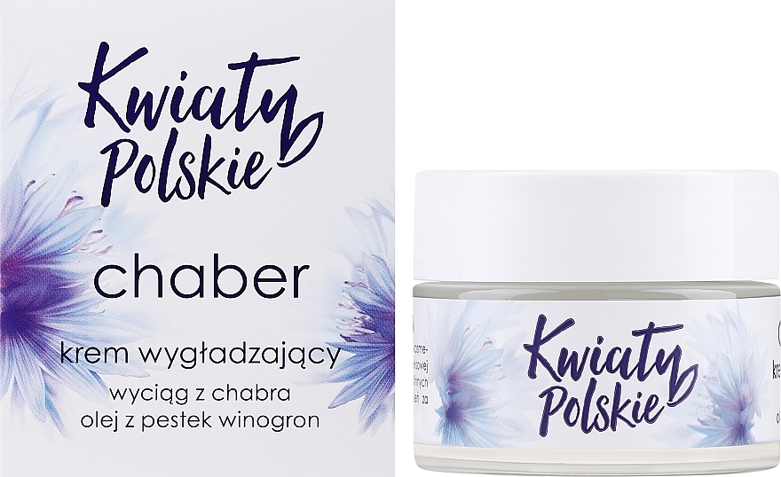 Light Cream with Cornflower Extract - Uroda Kwiaty Polskie Chaber Cream — photo N1