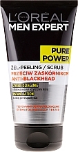 Fragrances, Perfumes, Cosmetics Cleansing Face Peeling Gel - L'Oreal Paris Men Expert Pure Power