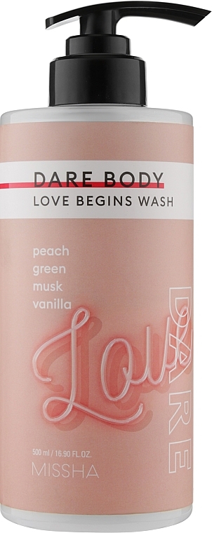 Moisturizing Shower Gel - Missha Dare Body Love Begins Wash — photo N1