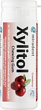 Miradent Xylitol Chewing Gum Cranberry - Miradent Xylitol Chewing Gum Cranberry — photo N1