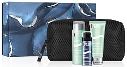 Fragrances, Perfumes, Cosmetics Set - Biotherm Aquapower Gift Set (f/gel/75ml + sh/gel/75 ml + sh/foam/50ml + pouch)